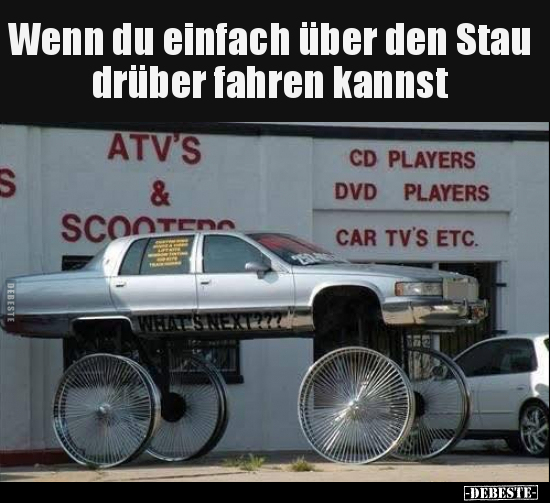 Wenn, Stau, Fahren