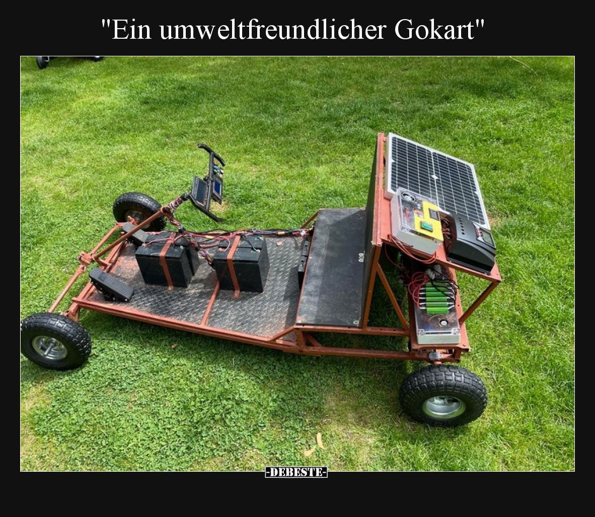 Ein umweltfreundlicher Gokart