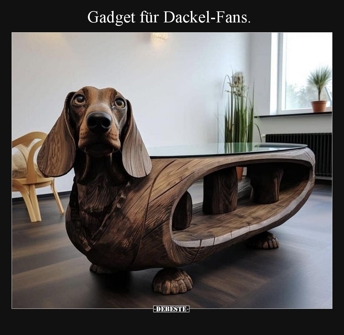 Gadget für Dackel-Fans.