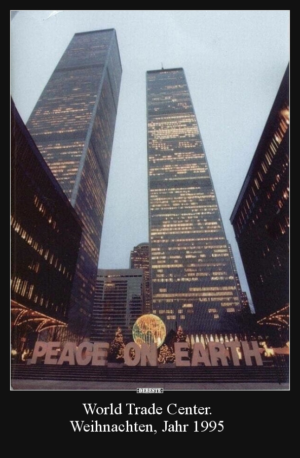 World Trade Center. Weihnachten, Jahr 1995.. - Lustige Bilder | DEBESTE.de