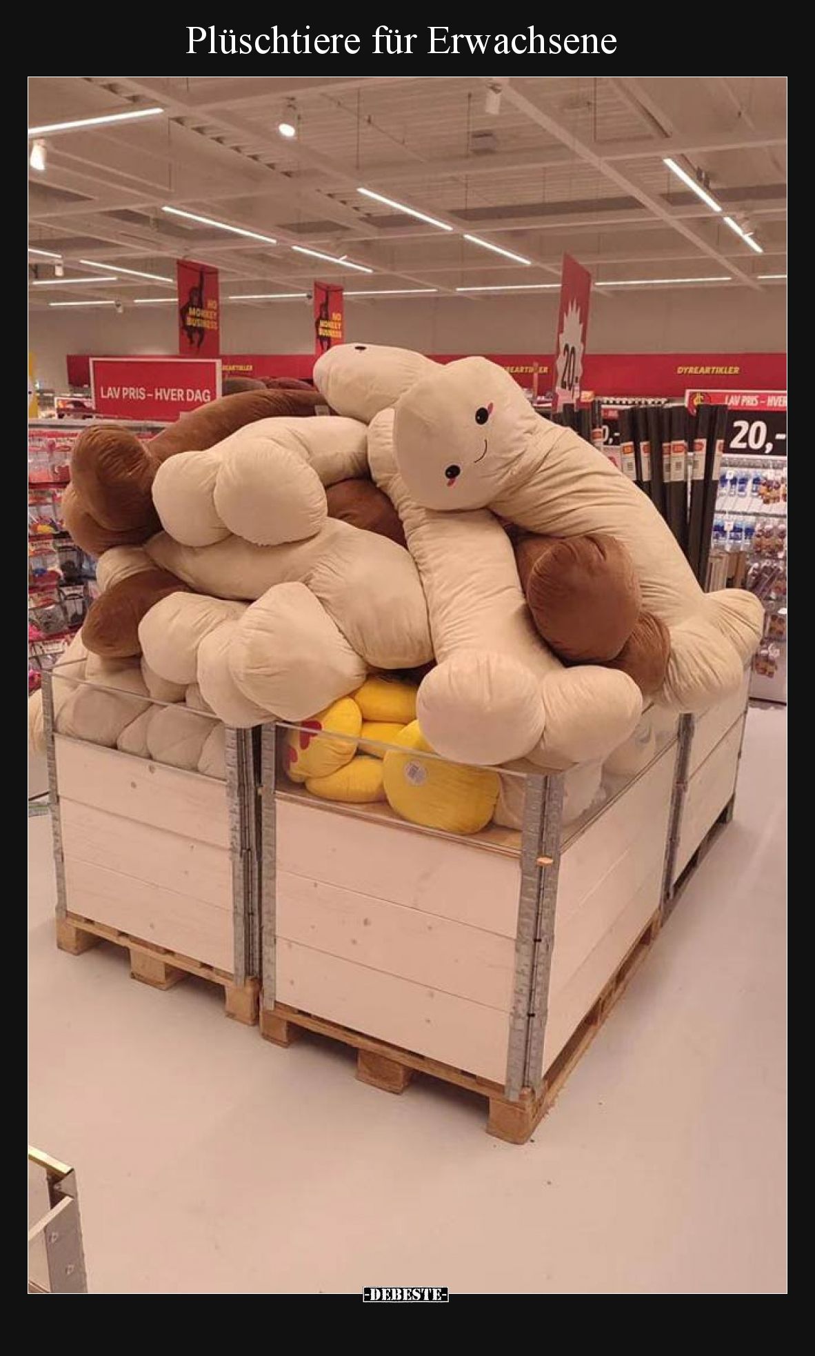 Plüschtiere für Erwachsene