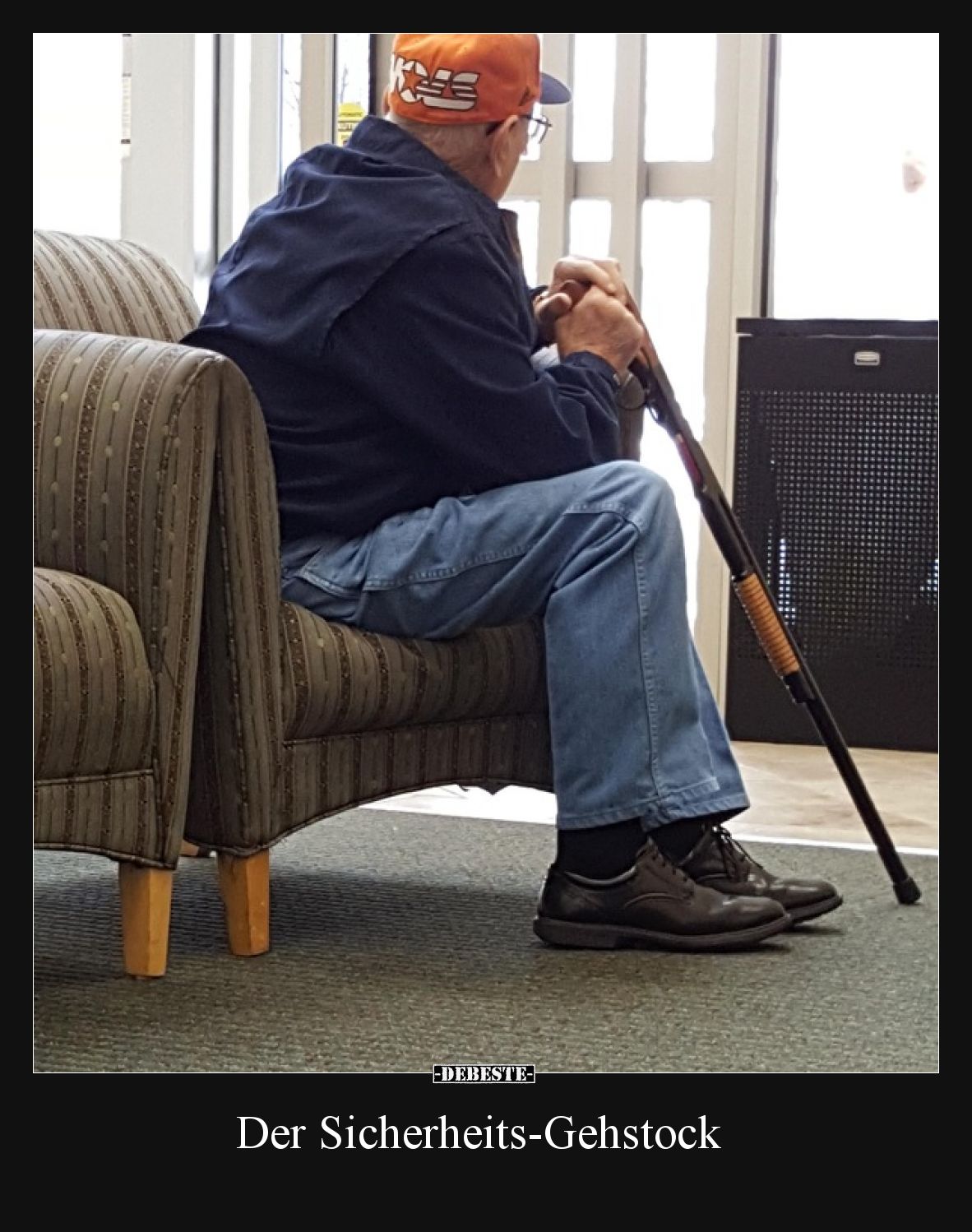 Der Sicherheits-Gehstock