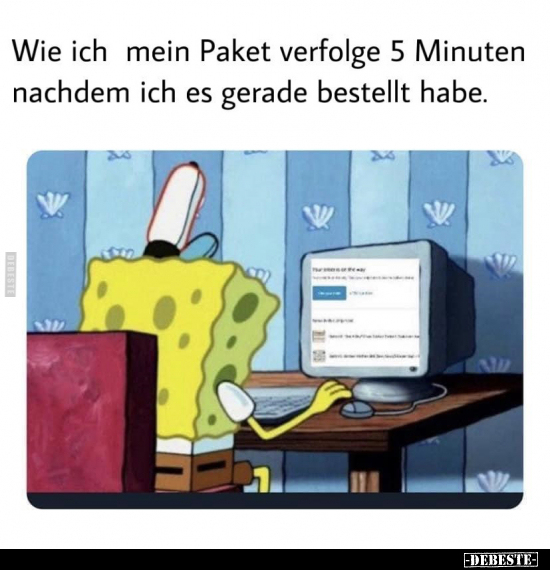 Wie ich mein Paket verfolge 5 Minuten.. - Lustige Bilder | DEBESTE.de