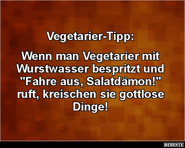 Vegetarier-Tipp.. - Lustige Bilder | DEBESTE.de