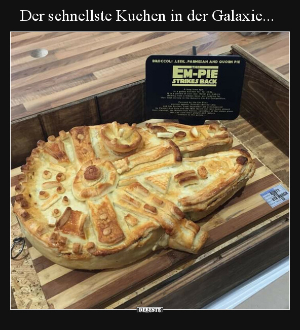 Der schnellste Kuchen in der Galaxie... - Lustige Bilder | DEBESTE.de