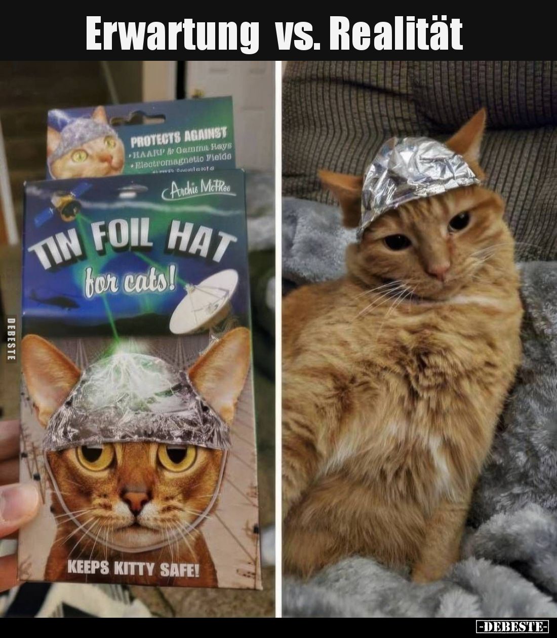 Erwartung vs. Realität..