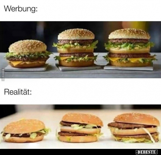 Werbung: - Realität.. - Lustige Bilder | DEBESTE.de