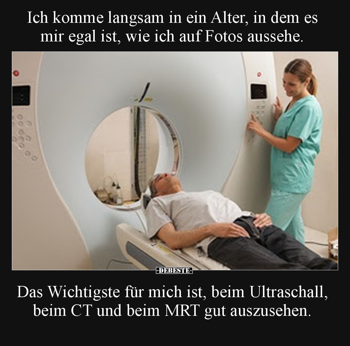 Ich komme langsam in ein Alter, in dem es mir egal ist, wie ich auf Fotos aussehe.

Das Wichtigste für mich ist, beim Ultra...