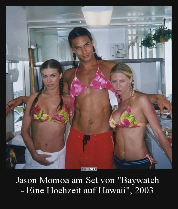 Jason Momoa am Set von "Baywatch - Eine Hochzeit auf.." - Lustige Bilder | DEBESTE.de