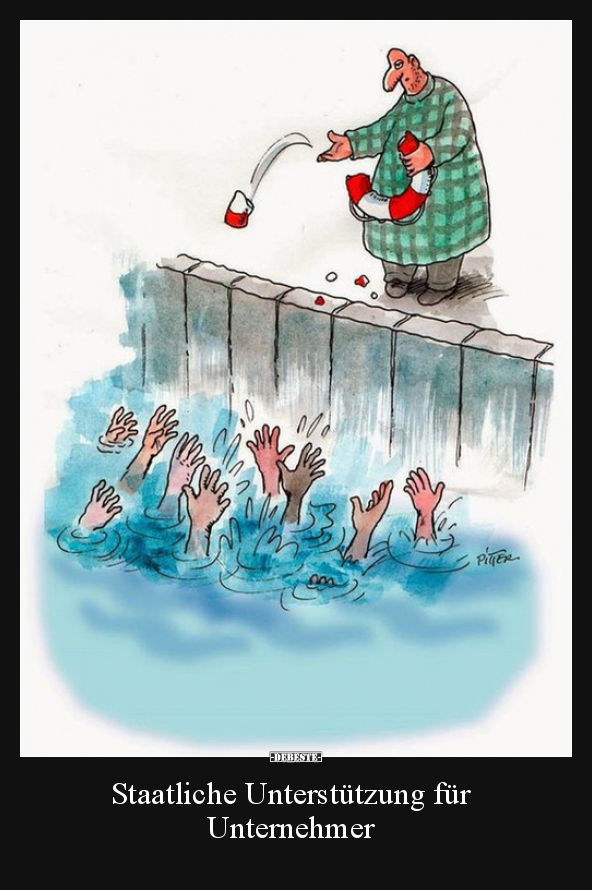Staatliche Unterstützung für Unternehmer..
