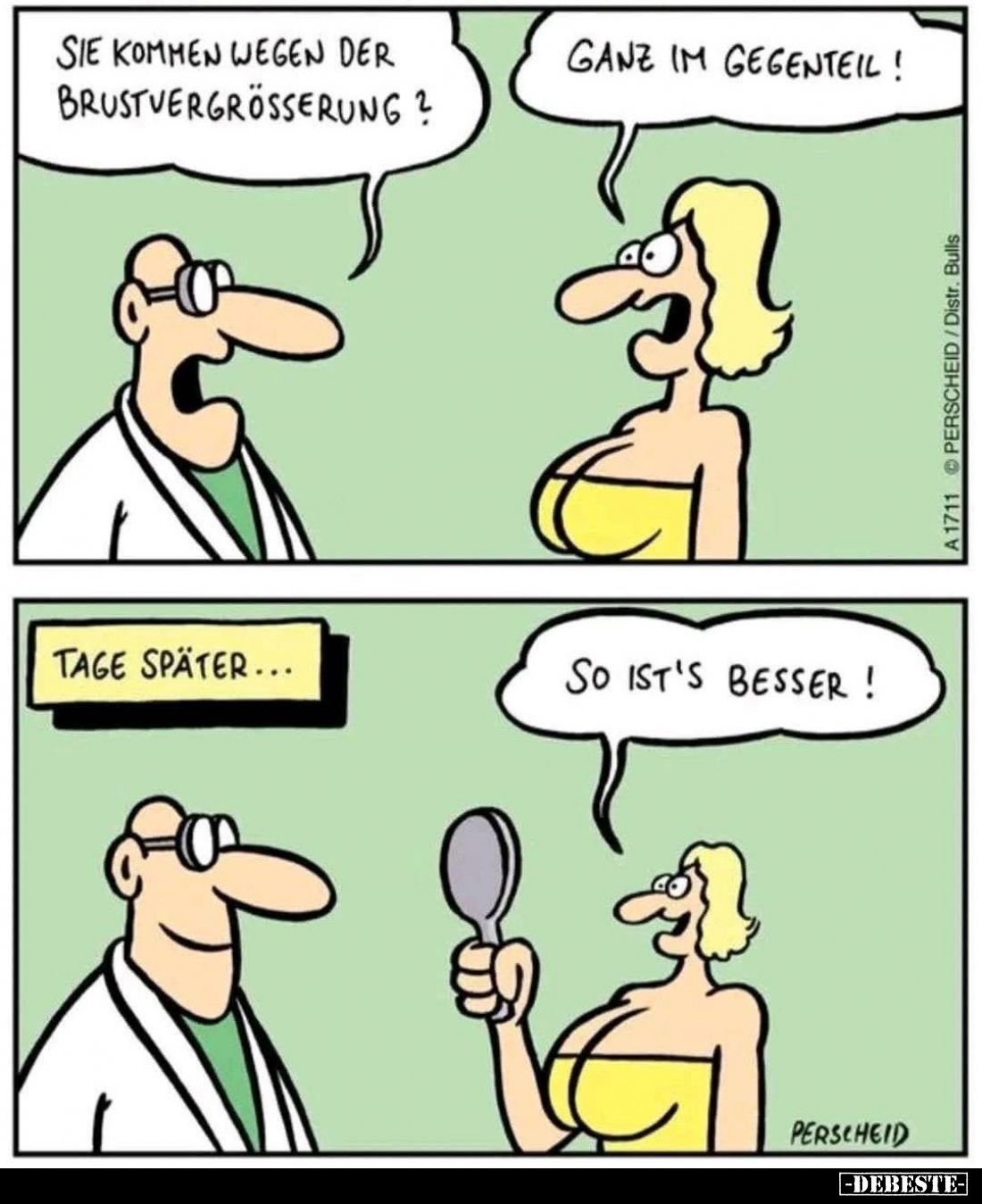 Sie kommen wegen der Brustvergrößerung?.. - Lustige Bilder | DEBESTE.de