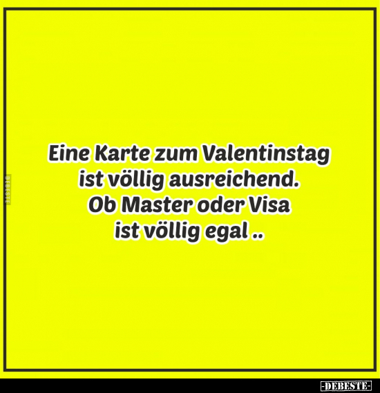 Valentinstag, Egal