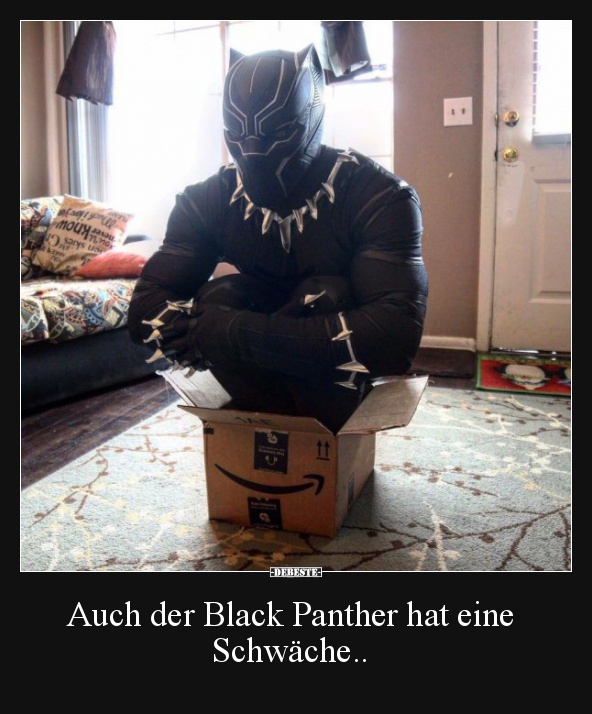 Auch der Black Panther hat eine  Schwäche.. - Lustige Bilder | DEBESTE.de