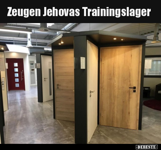 Zeugen Jehovas Trainingslager.. - Lustige Bilder | DEBESTE.de