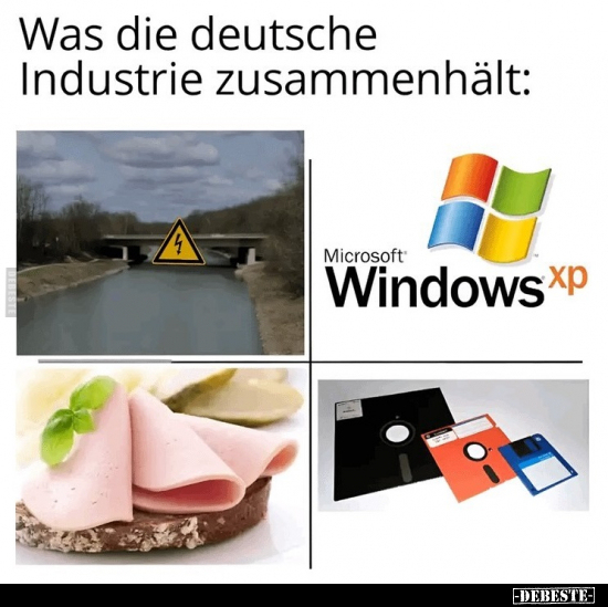 Was die deutsche Industrie zusammenhält.. - Lustige Bilder | DEBESTE.de