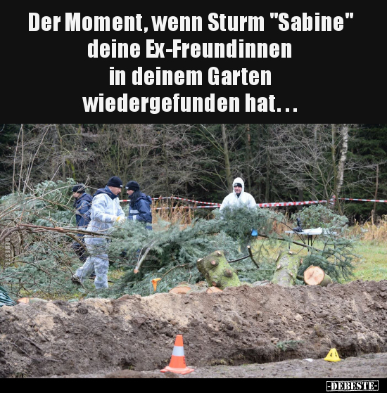 Der Moment, wenn Sturm "Sabine".. - Lustige Bilder | DEBESTE.de