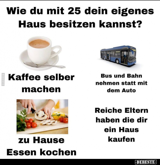 Wie du mit 25 dein eigenes Haus besitzen kannst?..