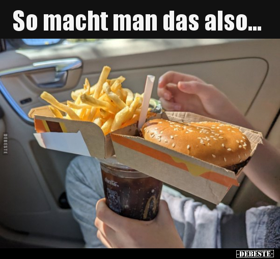 So macht man das also...