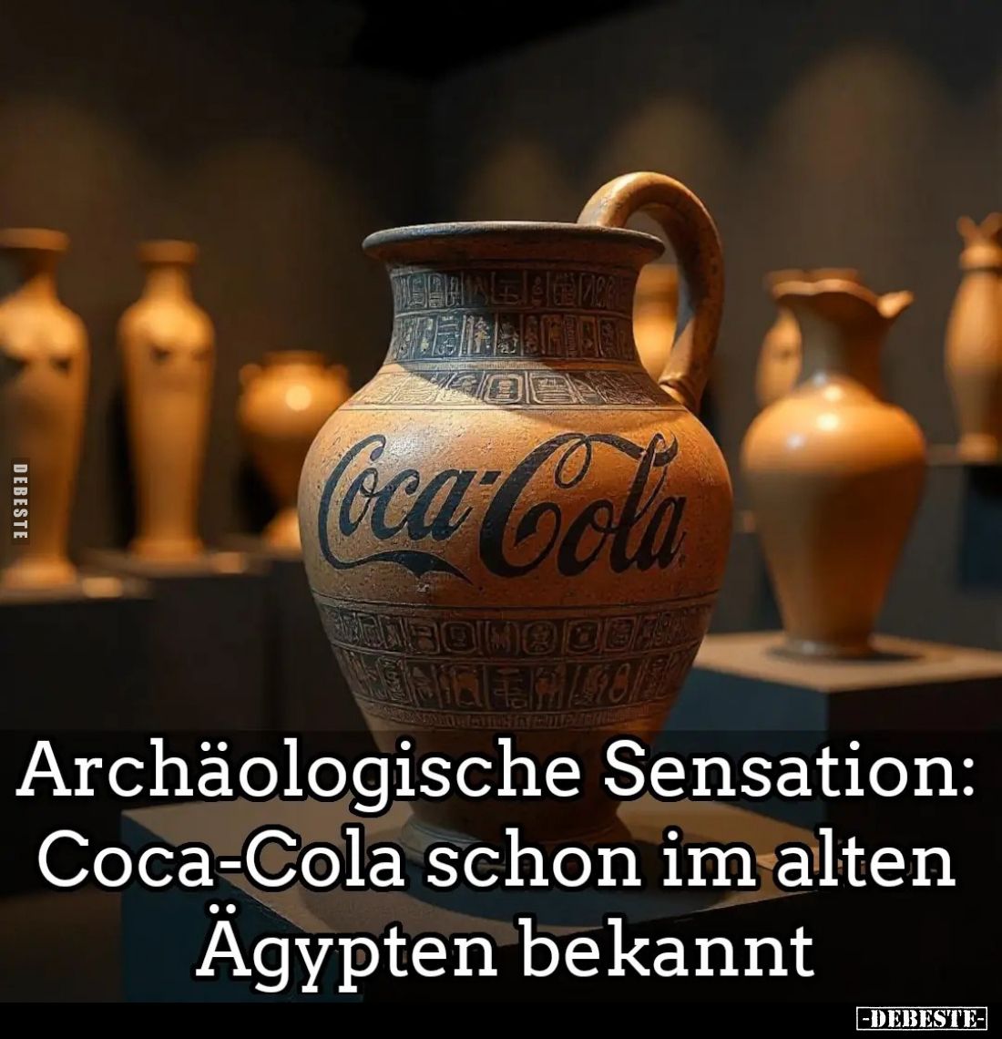 Archäologische Sensation: Coca-Cola schon im alten Ägypten bekannt.