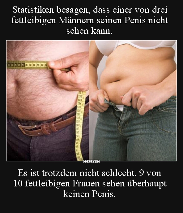 Statistiken besagen, dass einer von drei fettleibigen.. - Lustige Bilder | DEBESTE.de