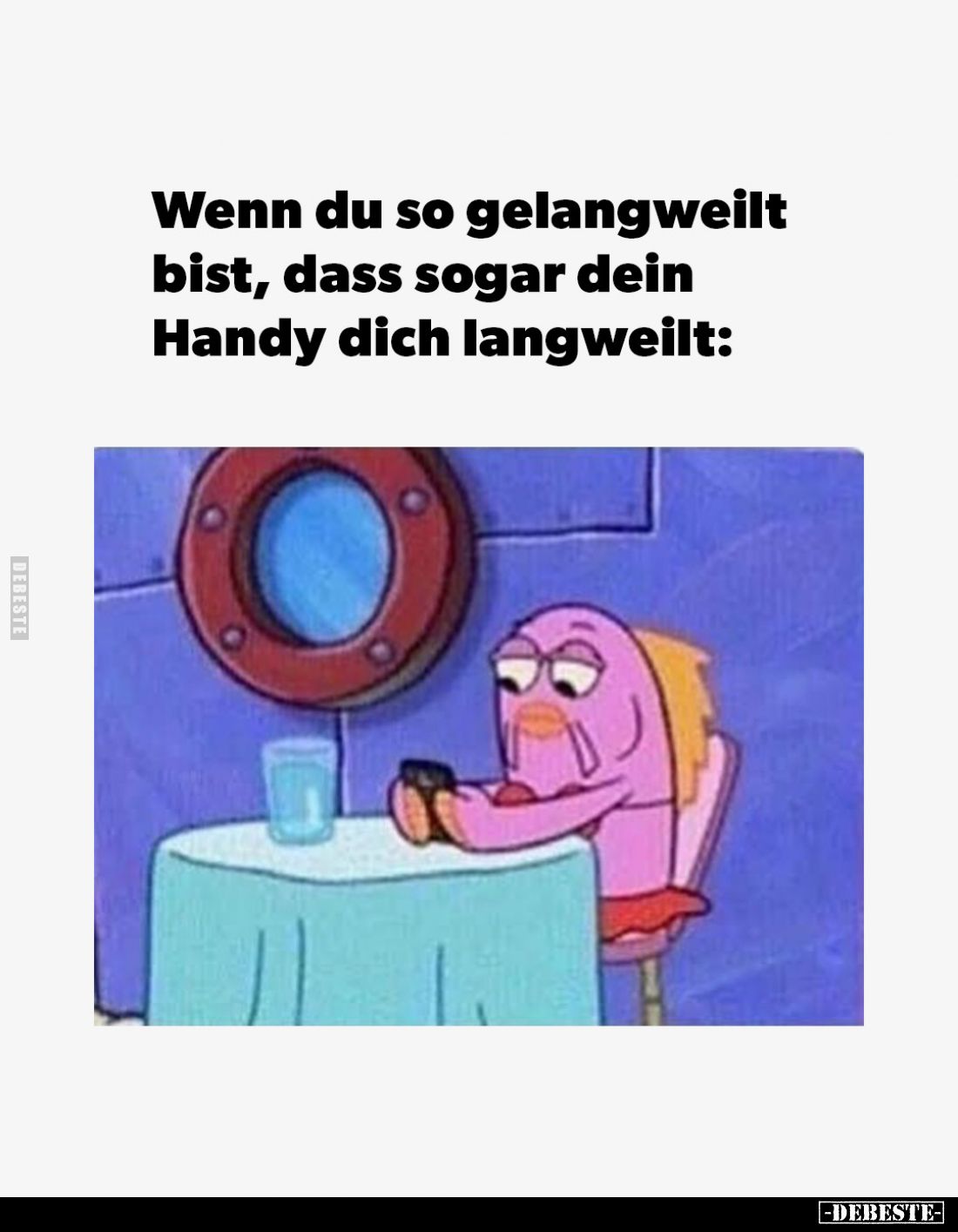 Wenn du so gelangweilt bist, dass sogar dein Handy dich langweilt: