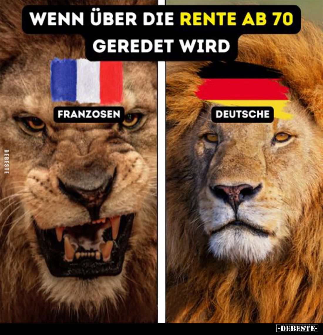 Wenn über die Rente ab 70 geredet wird: