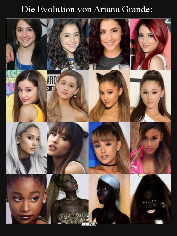 Die Evolution von Ariana Grande.. - Lustige Bilder | DEBESTE.de