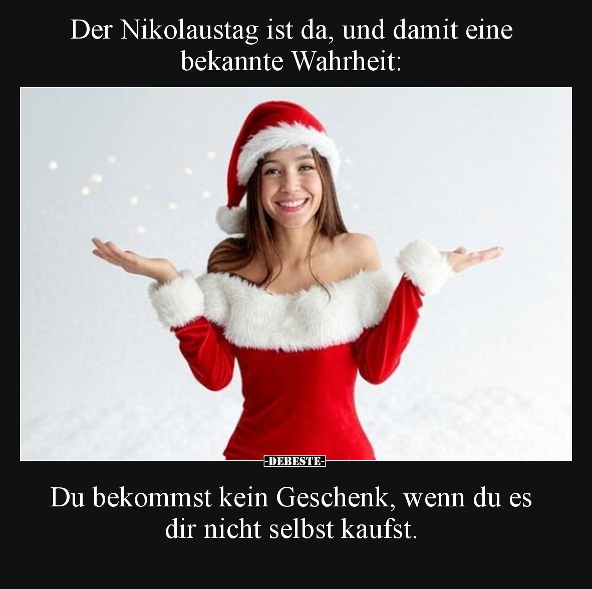 Der Nikolaustag ist da, und damit eine bekannte.. - Lustige Bilder | DEBESTE.de
