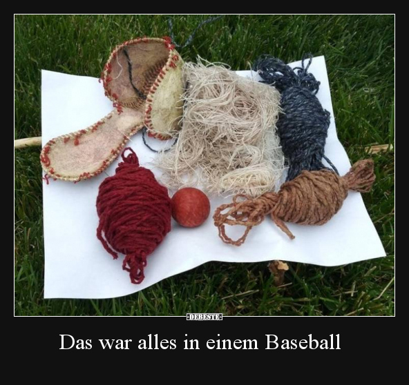 Das war alles in einem Baseball.. - Lustige Bilder | DEBESTE.de