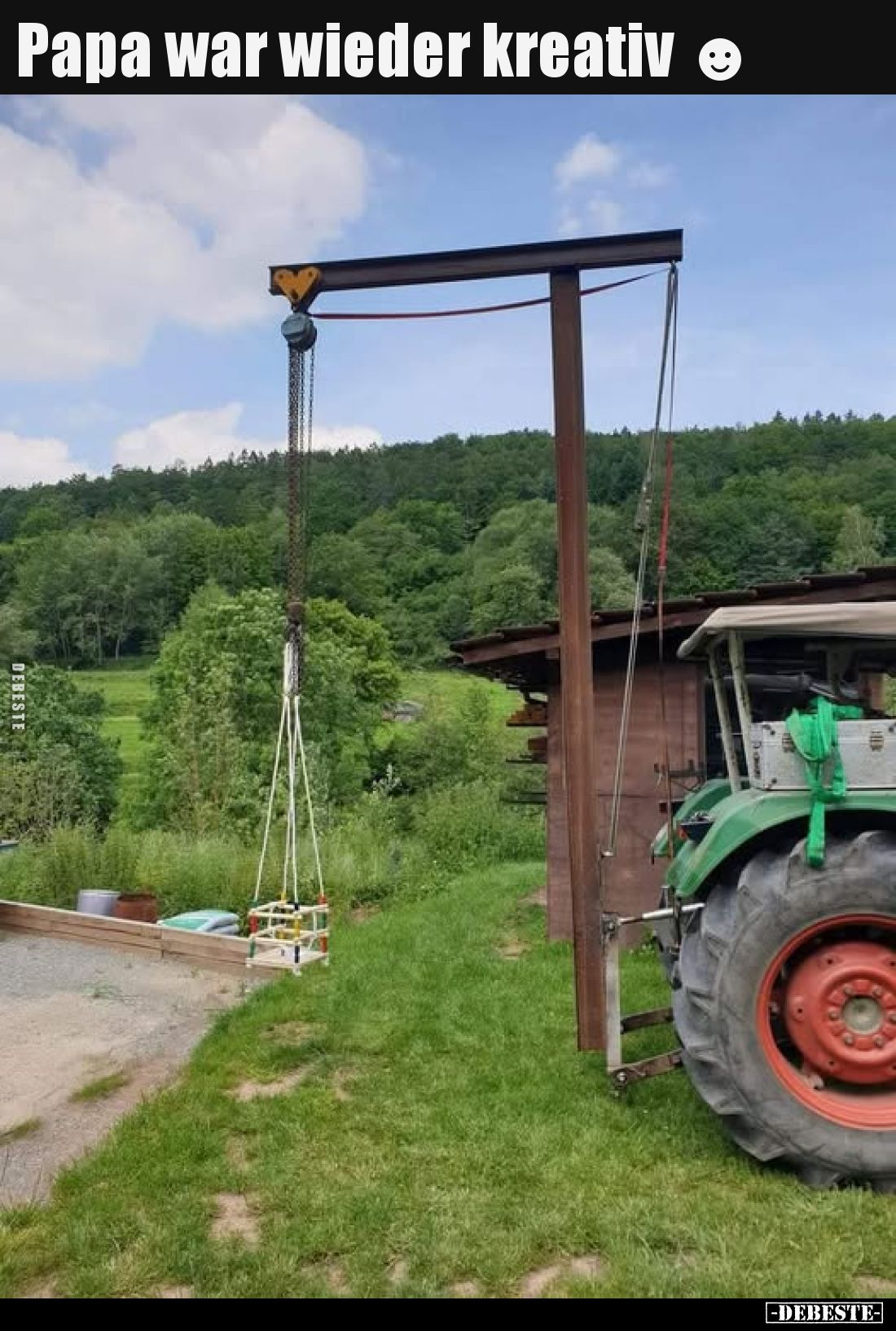 Papa war wieder kreativ.