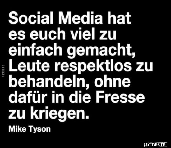 Social Media hat es euch viel zu einfach gemacht, Leute.. - Lustige Bilder | DEBESTE.de