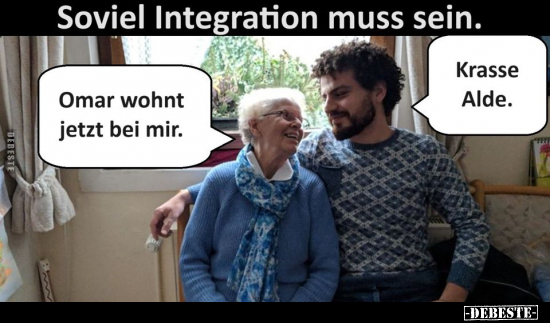 Soviel Integration muss sein... - Lustige Bilder | DEBESTE.de