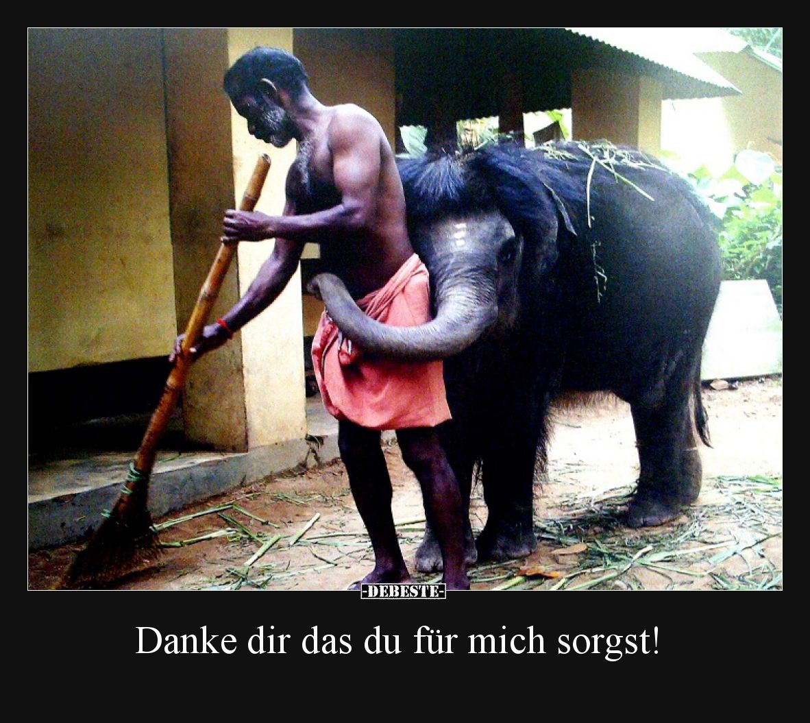 Danke dir das du für mich sorgst!