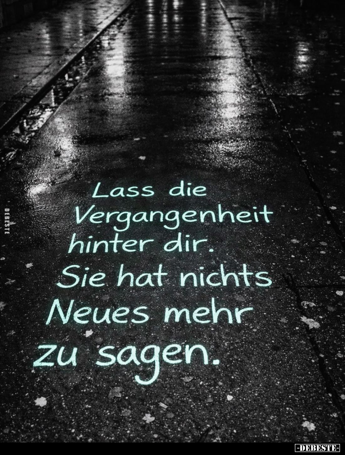 Lass die Vergangenheit hinter dir... - Lustige Bilder | DEBESTE.de