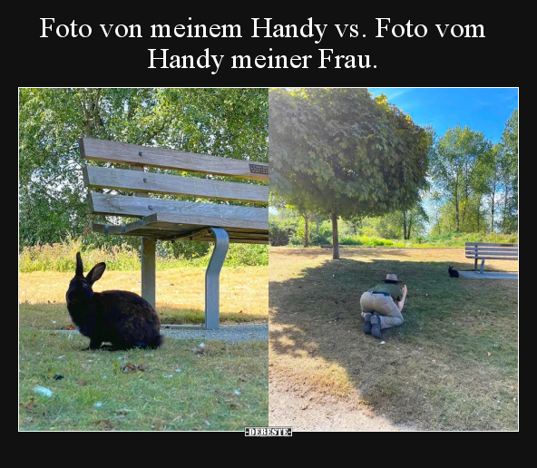 Foto von meinem Handy vs. Foto vom Handy meiner Frau... - Lustige Bilder | DEBESTE.de