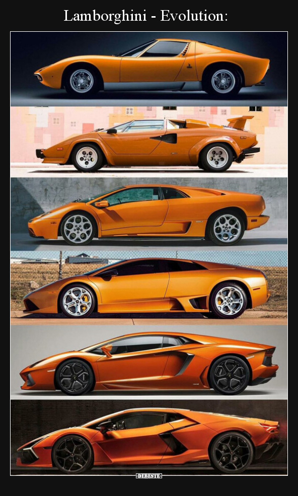 Lamborghini - Evolution.. - Lustige Bilder | DEBESTE.de