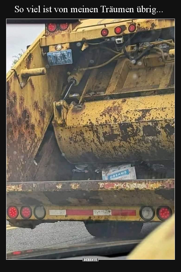 So viel ist von meinen Träumen übrig