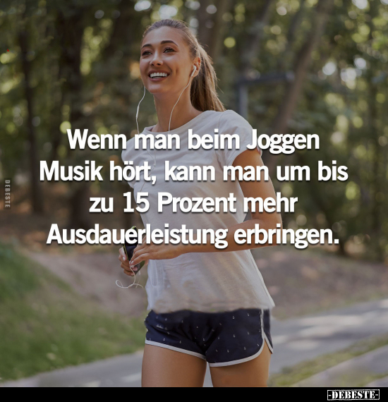 Wenn man beim Joggen Musik hört.. - Lustige Bilder | DEBESTE.de