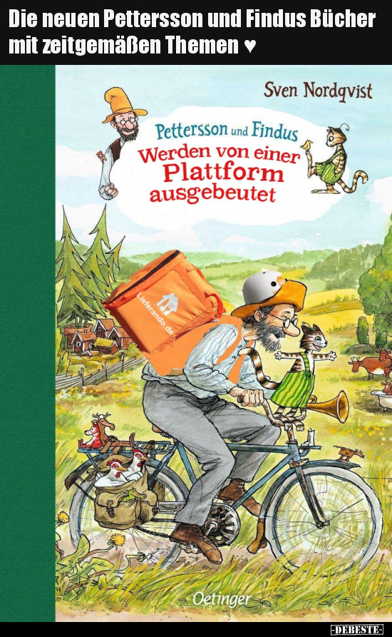 Die neuen Pettersson und Findus Bücher mit zeitgemäßen.. - Lustige Bilder | DEBESTE.de