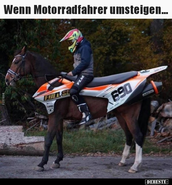 Wenn Motorradfahrer umsteigen... - Lustige Bilder | DEBESTE.de
