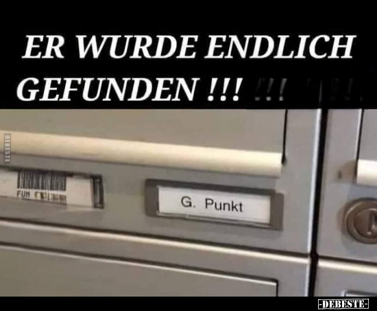 Er wurde endlich gefunden!!!.. - Lustige Bilder | DEBESTE.de