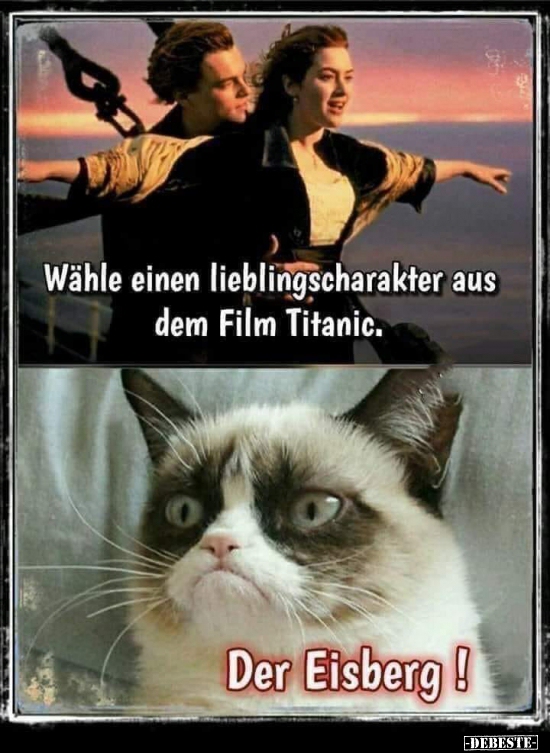 Wähle einen lieblingscharakter aus dem Film Titanic..
