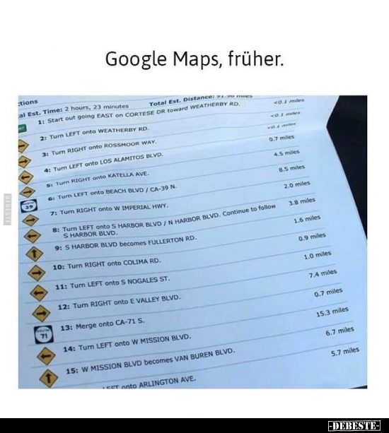 Google Maps, früher... - Lustige Bilder | DEBESTE.de