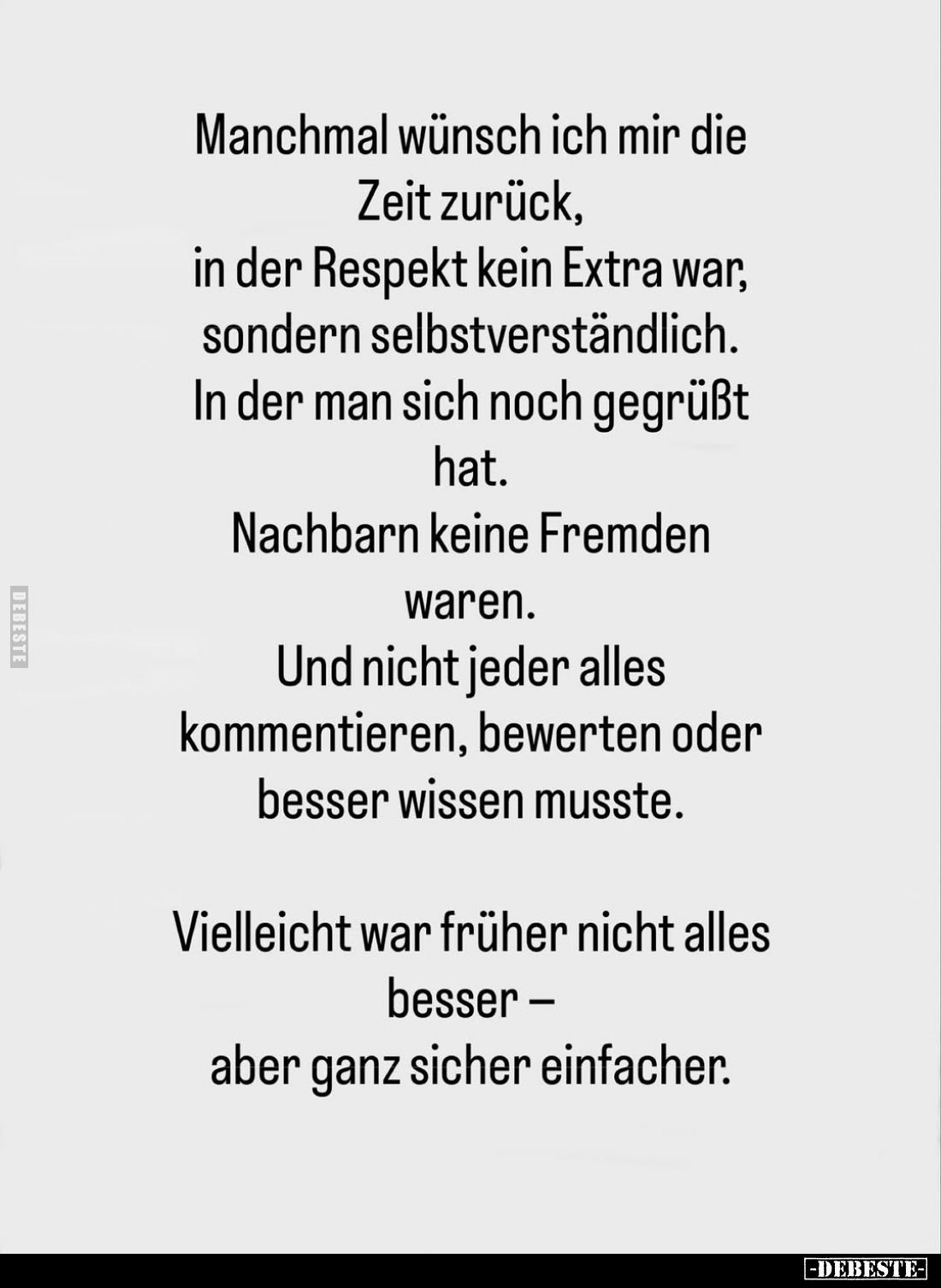 Manchmal wünsch ich mir die Zeit zurück.. - Lustige Bilder | DEBESTE.de