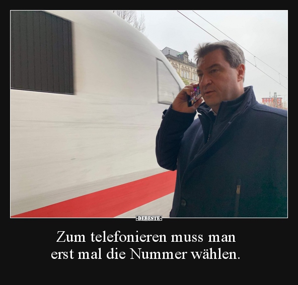 Zum telefonieren muss man erst mal die Nummer wählen... - Lustige Bilder | DEBESTE.de