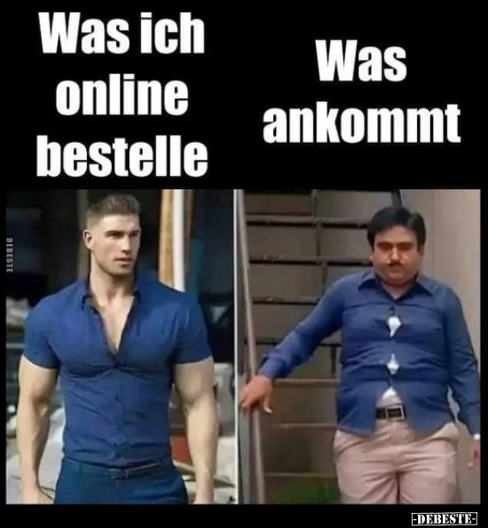 Was ich online bestelle / Was ankommt