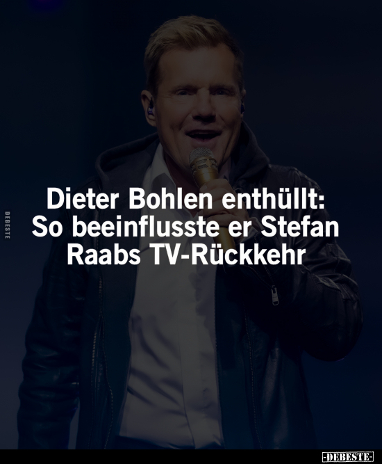 Dieter Bohlen enthüllt.. - Lustige Bilder | DEBESTE.de