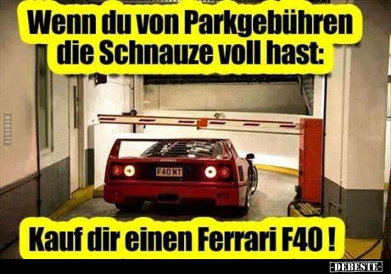 Wenn du von Parkgebühren die Schnauze voll hast.. - Lustige Bilder | DEBESTE.de