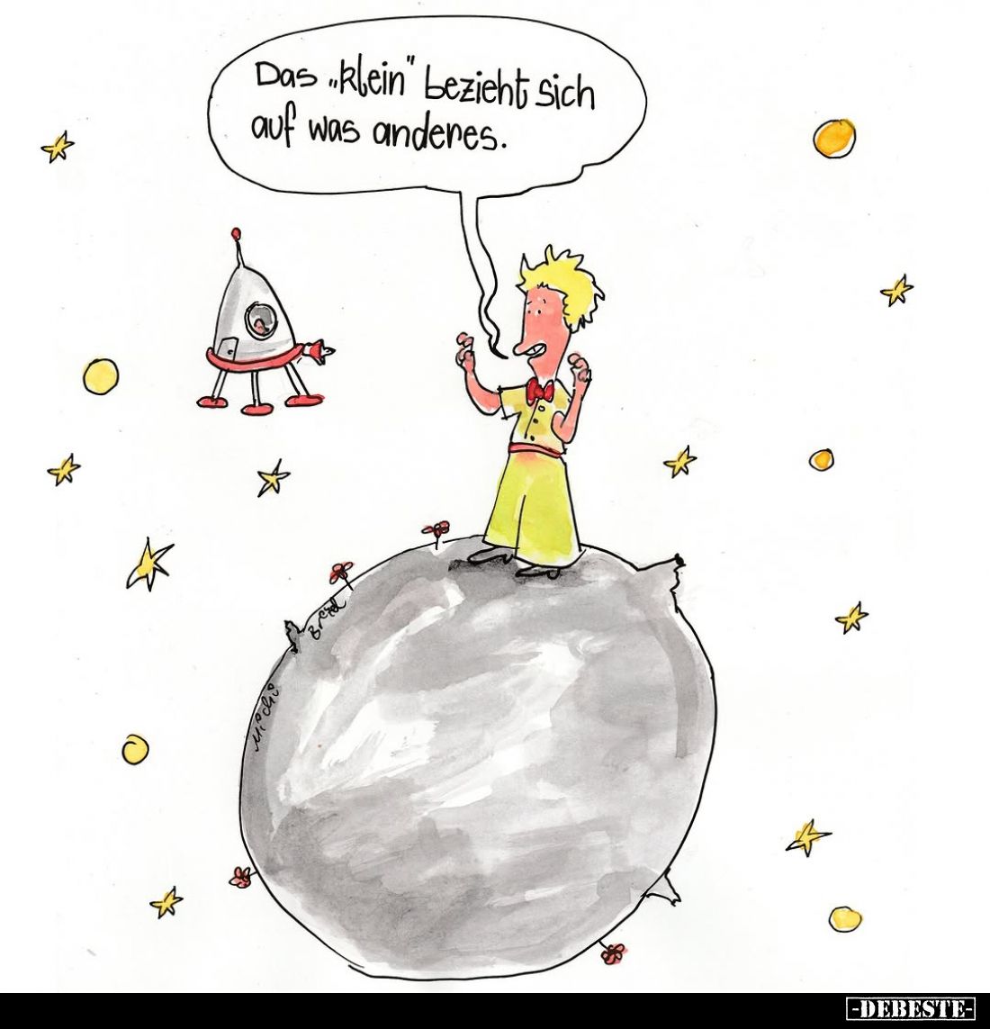 Das "klein" bezieht sich auf was anderes.