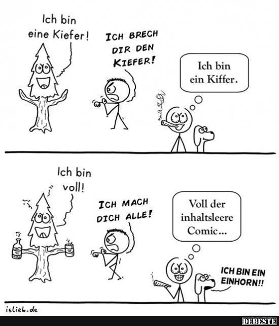 Ich bin eine Kiefer..
